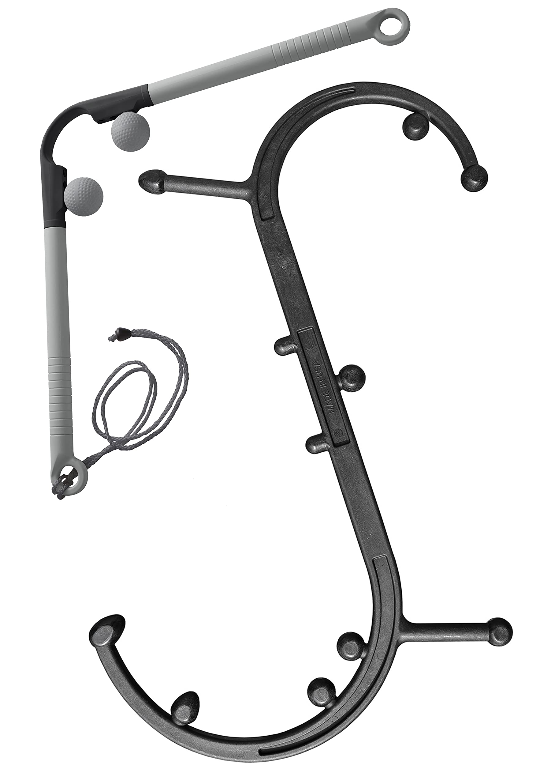 Body Back Buddy Headache Care Bundle shown with two massage tools for targeted self massage