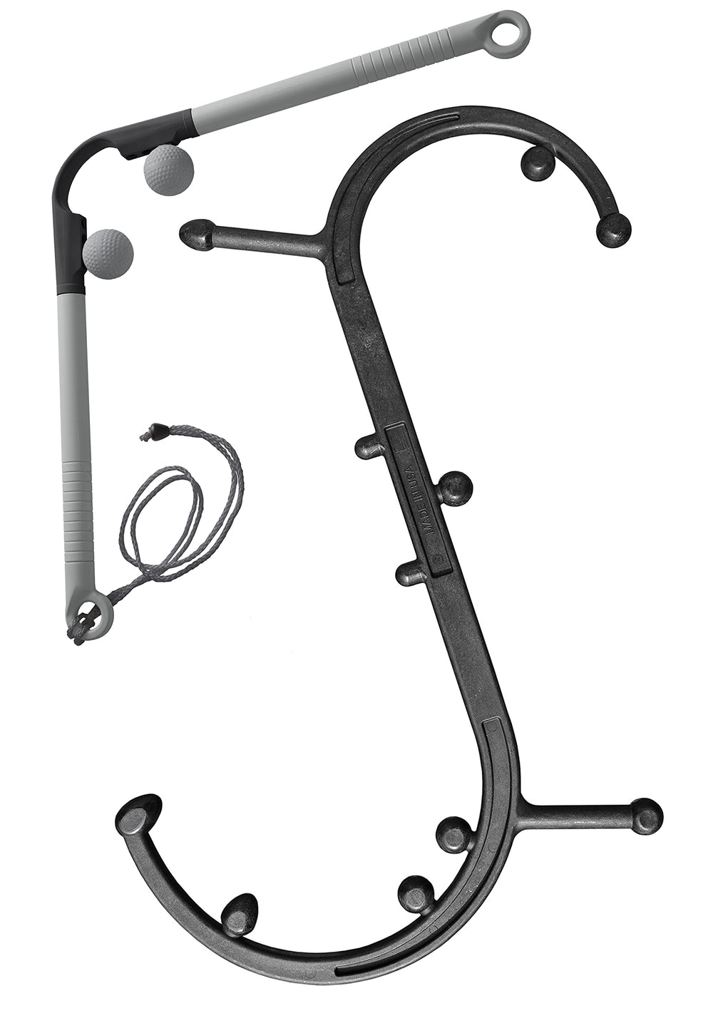 Body Back Buddy Headache Care Bundle shown with two massage tools for targeted self massage