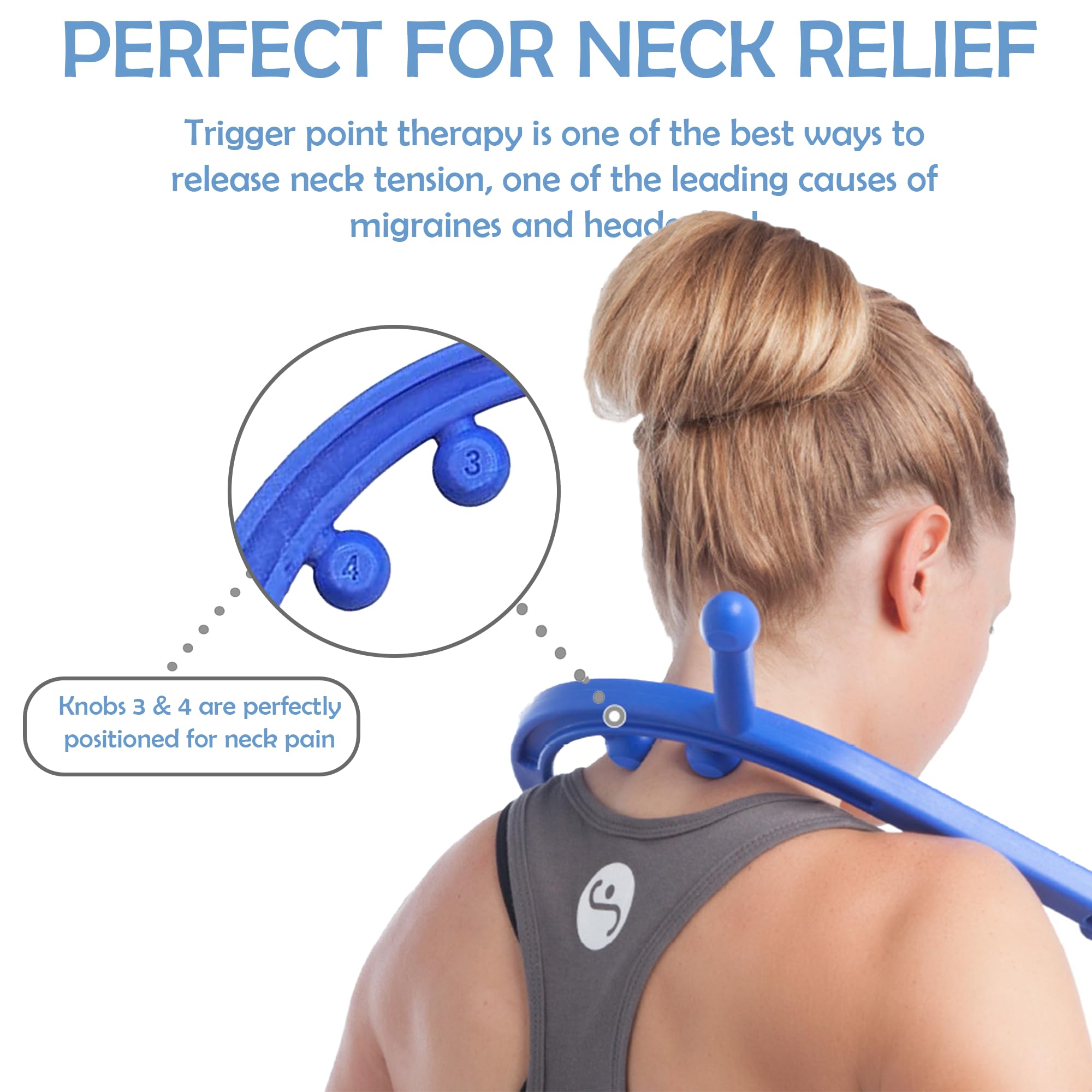 Body Back Buddy round knobs glide over large muscle groups smoothly.