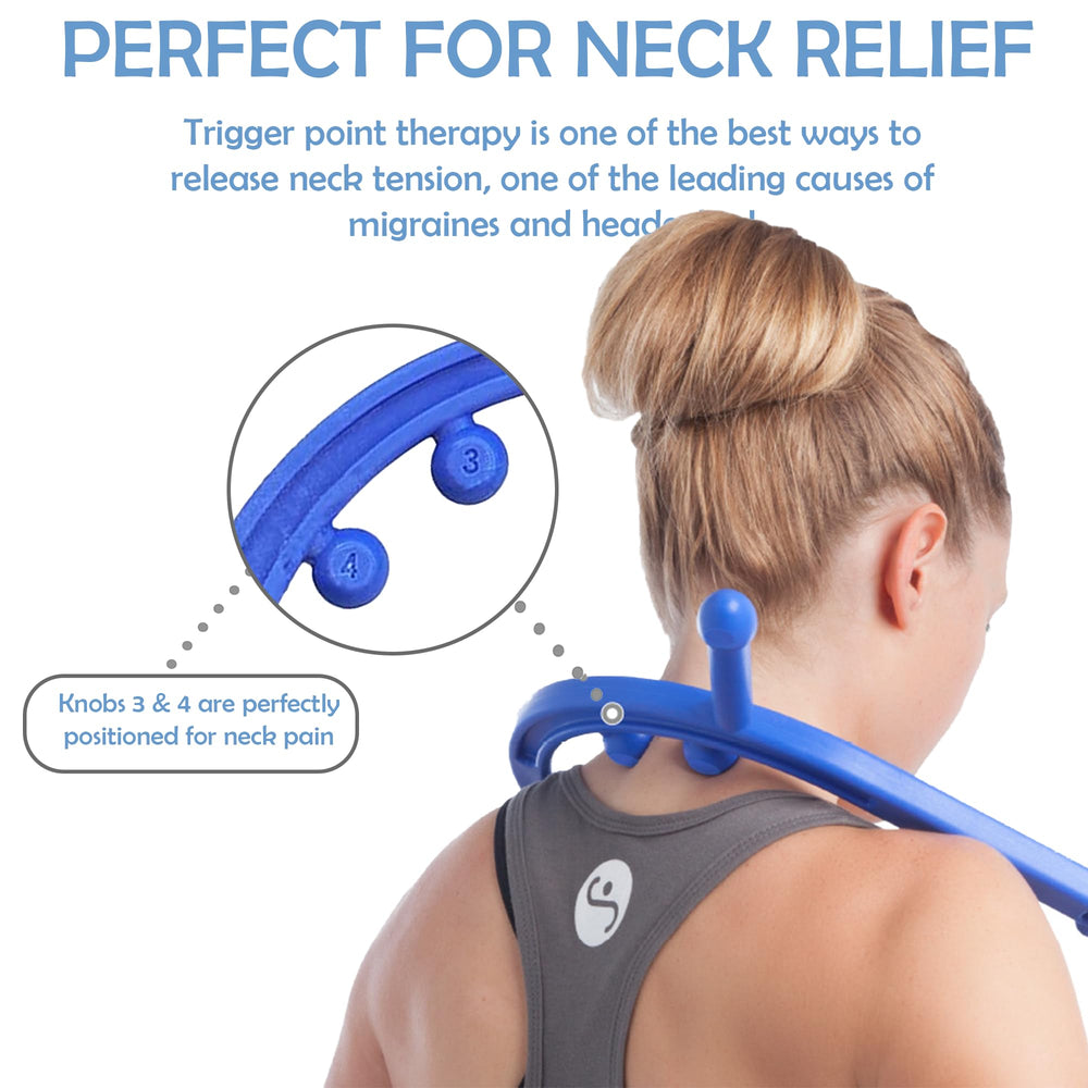 Body Back Buddy round knobs glide over large muscle groups smoothly.