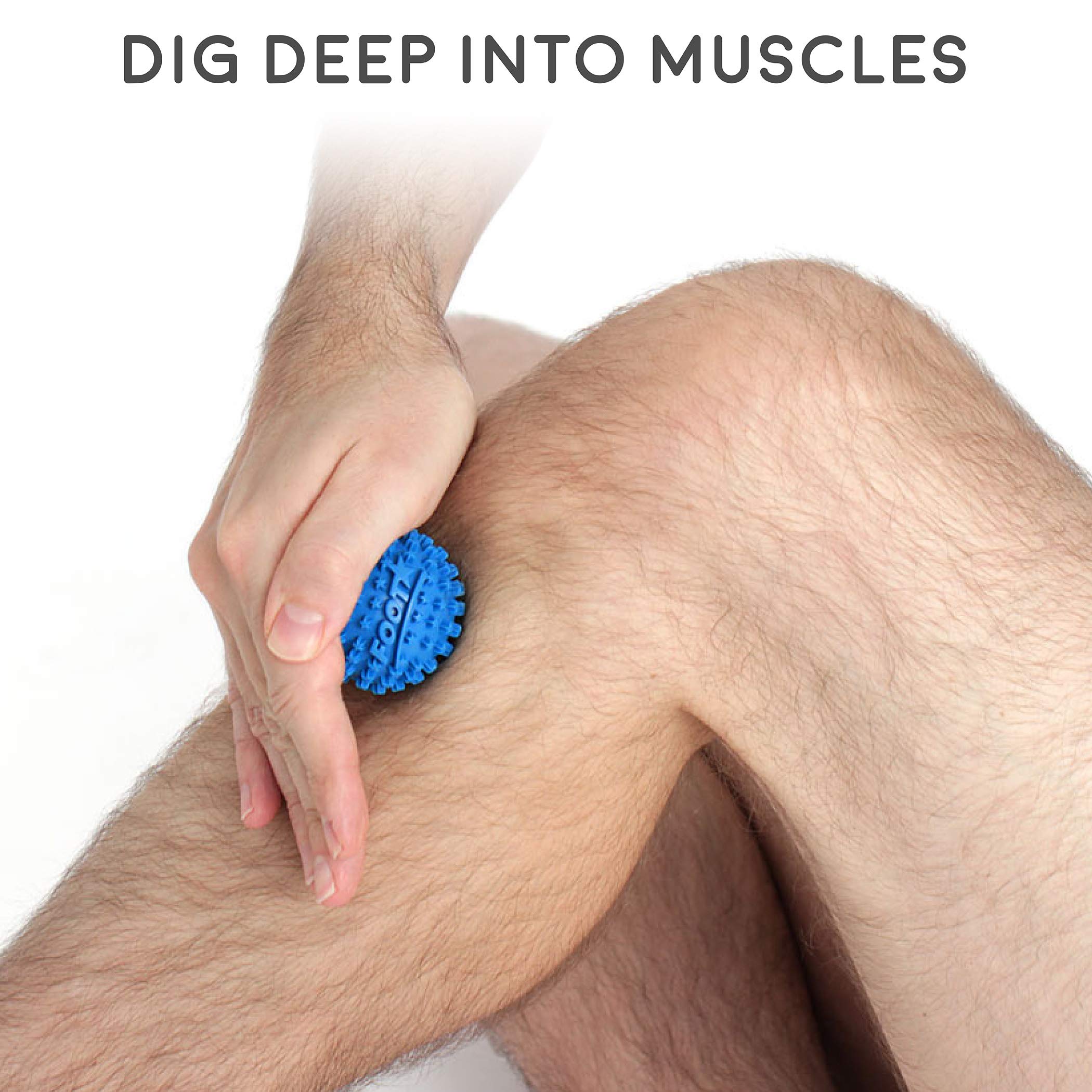 Body Back Foot Star Ball blue massage through sock hints discreet daily recovery.