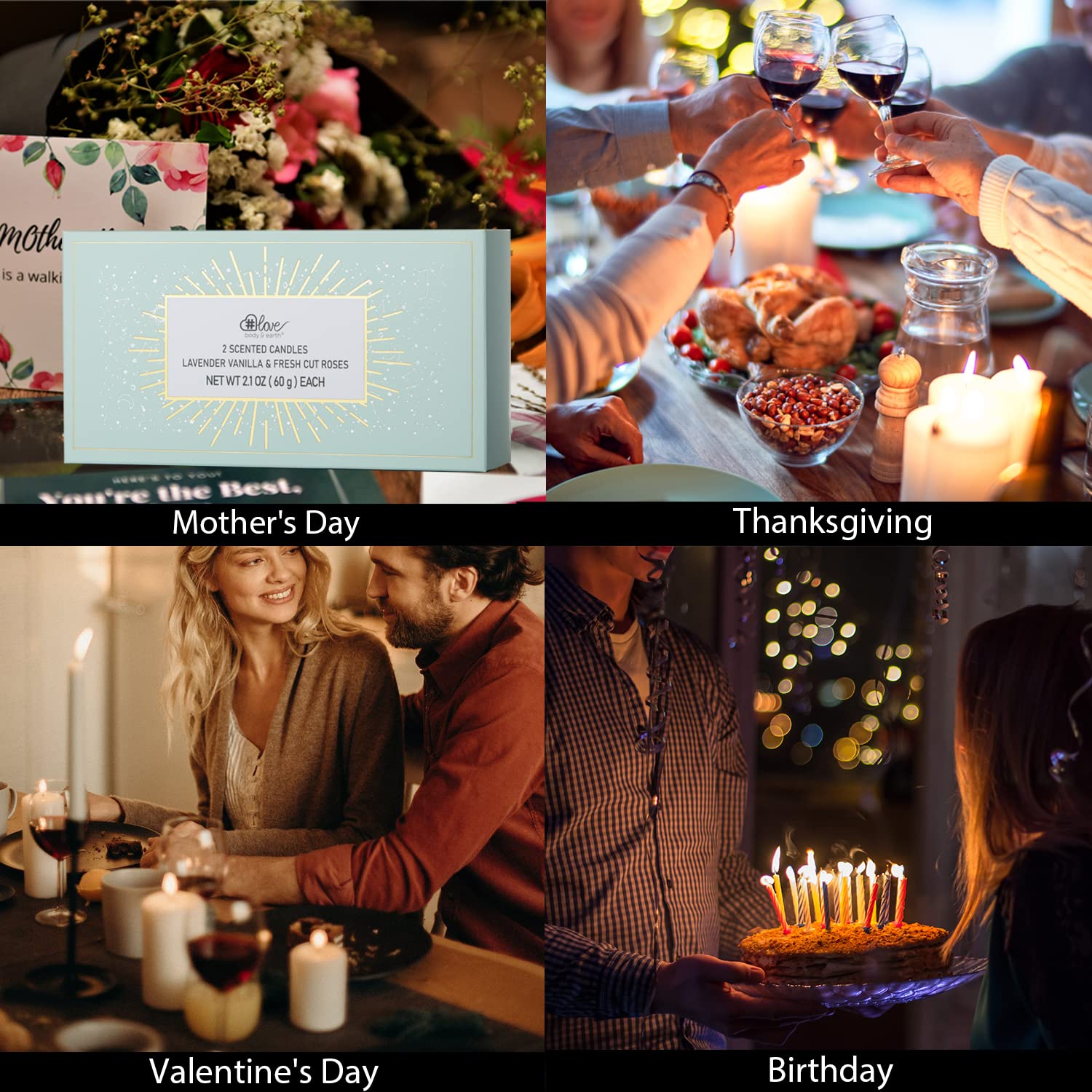 Body & Earth Love gift-ready packaging perfect for special occasions.