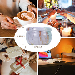 Body & Earth Love natural wax candle with lead-free wick for clean burning.