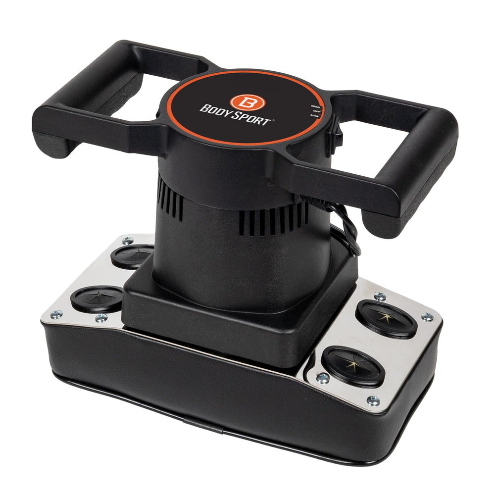 Body Sport therapeutic dual-speed massager front view for full-body relief.