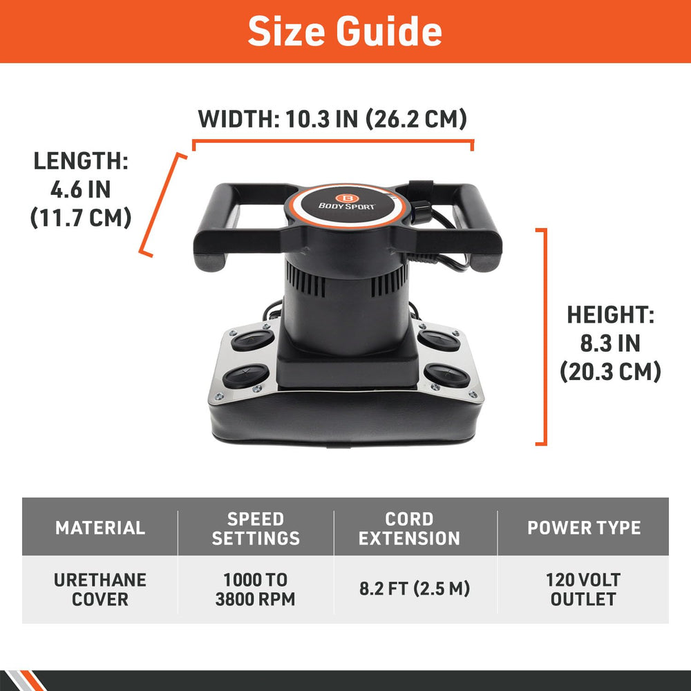 Body Sport massager used on feet for everyday comfort