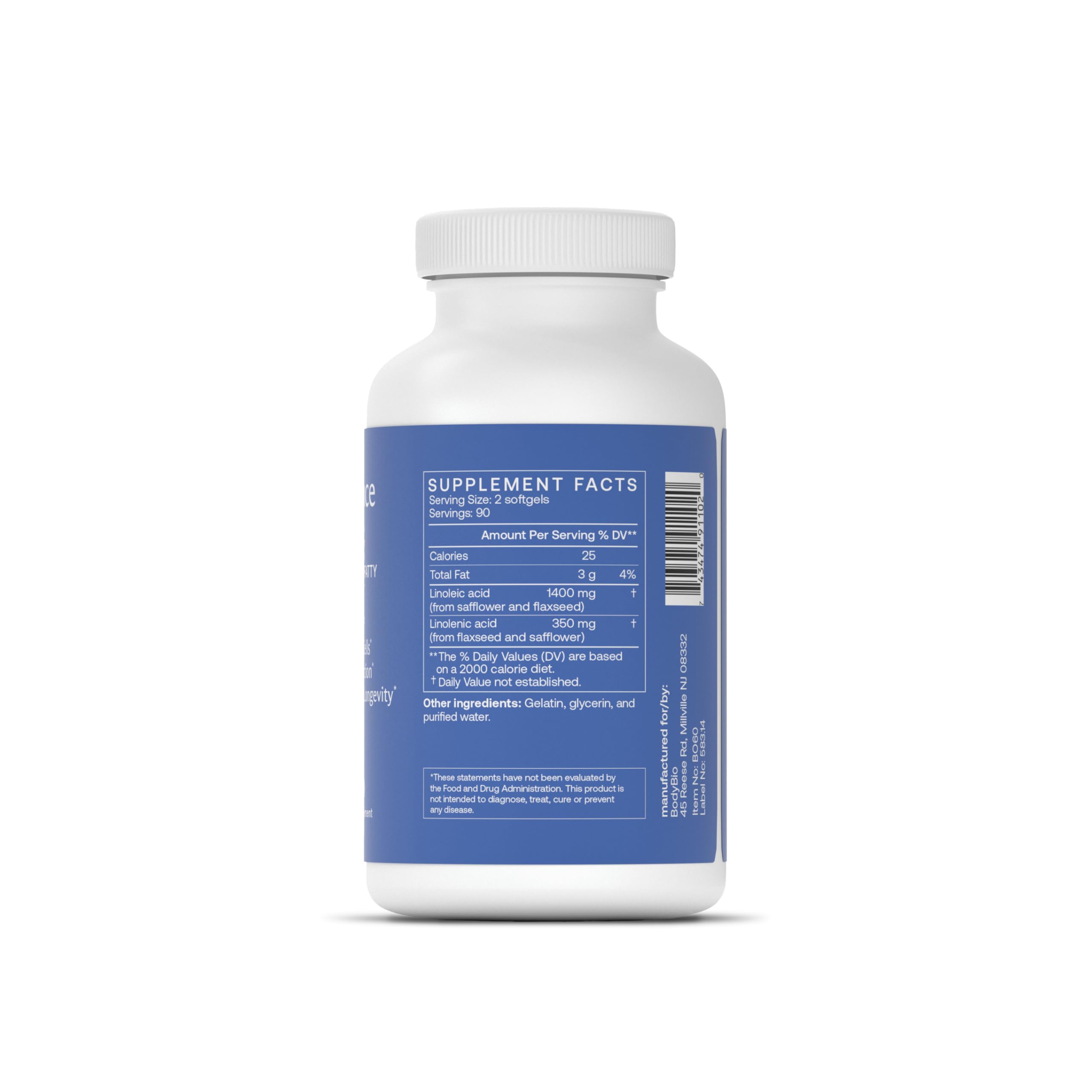 BodyBio Balance Oil pour into spoon highlighting convenient daily dosing.