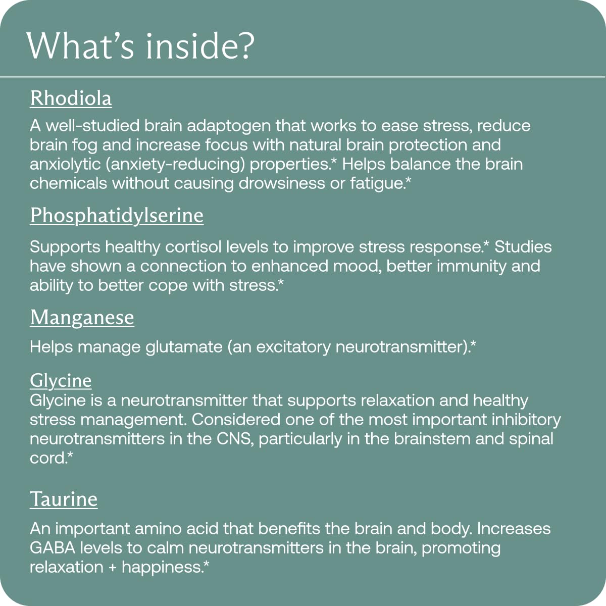BodyBio Calm third-party testing seal demonstrates quality assurance.