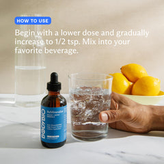 Close look at BodyBio ReMineralize label and mineral claim