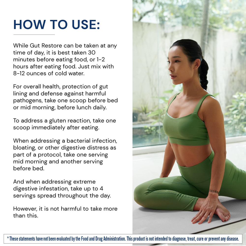 BodyHealth Gut Restore PerfectAmino amino acids visualization for intestinal support.