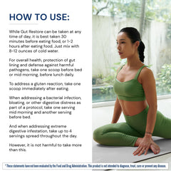 BodyHealth Gut Restore PerfectAmino amino acids visualization for intestinal support.