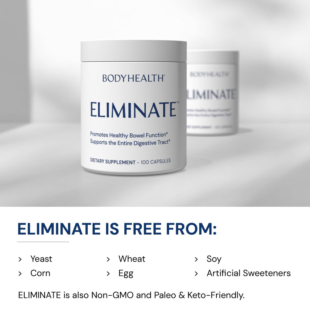 BodyHealth Intestinal Cleanse daily-use setup promoting bowel regularity