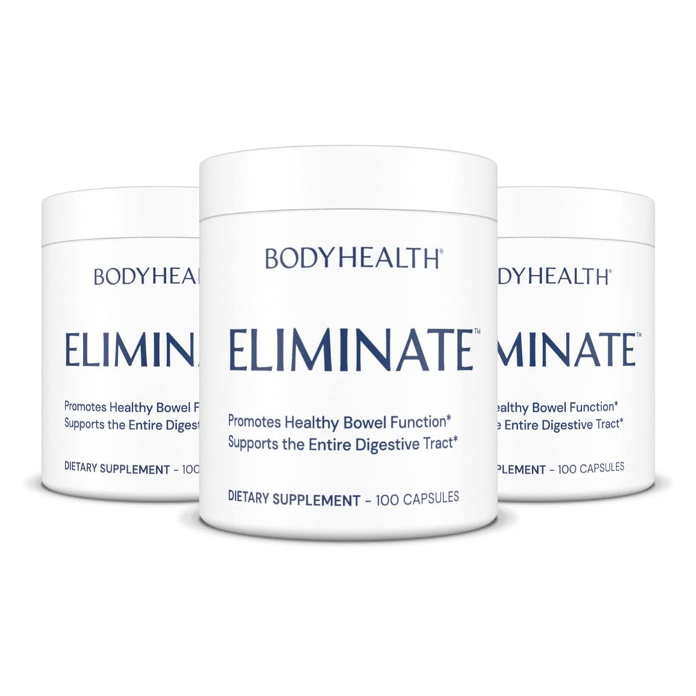 BodyHealth Intestinal Cleanse outer packaging open showing 100 capsules