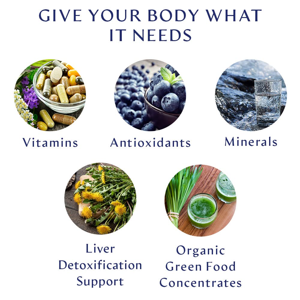 Ingredients chart showing whole-food concentrates in BodyHealth Multi Complete