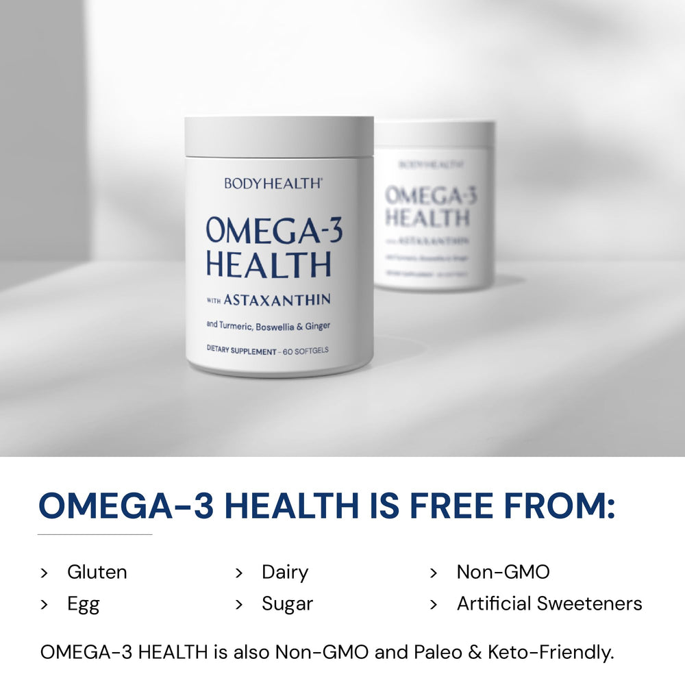 Time-release coating reduces fishy burps for BodyHealth Omega3.