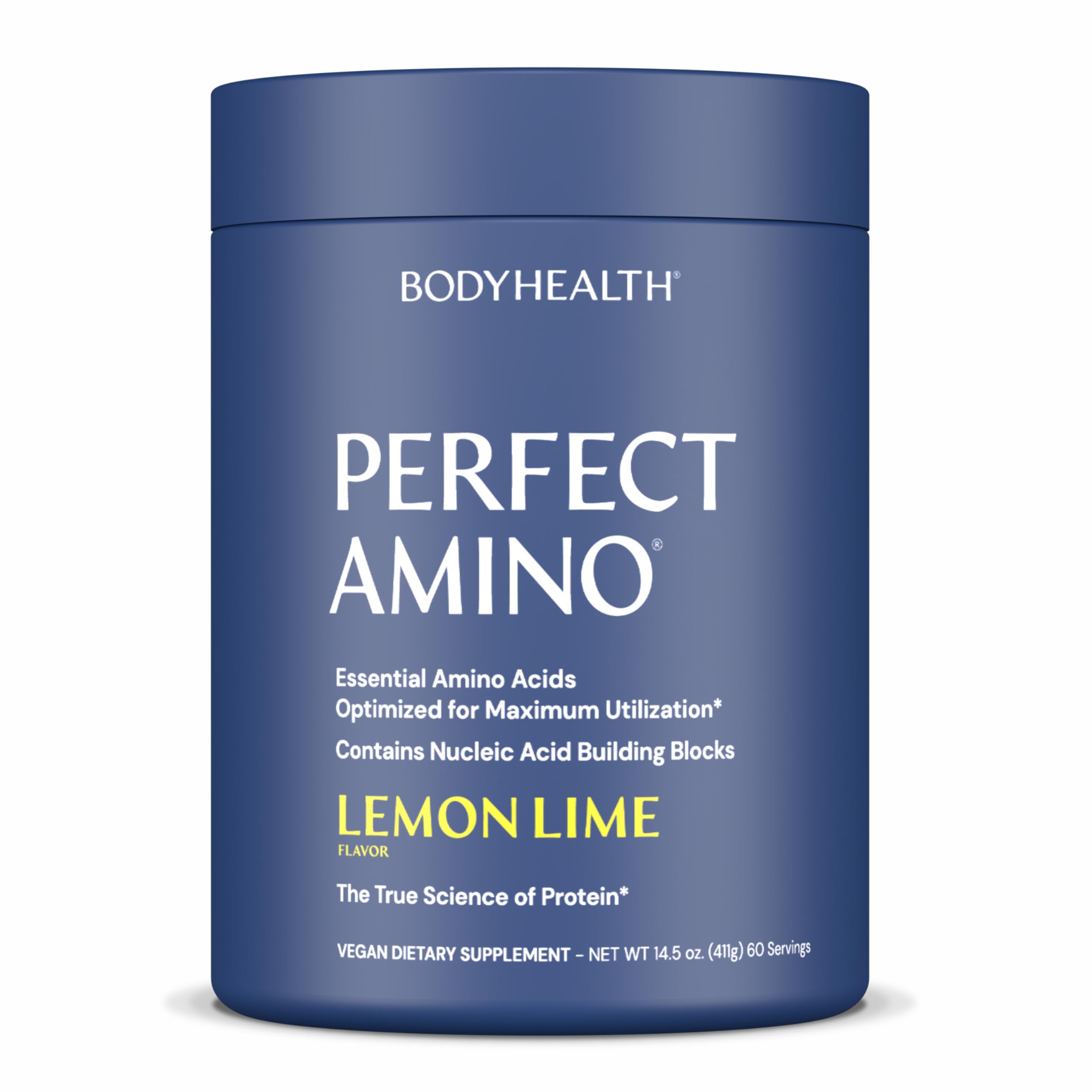 BodyHealth PerfectAmino bottle pour ready for workout fueling and recovery