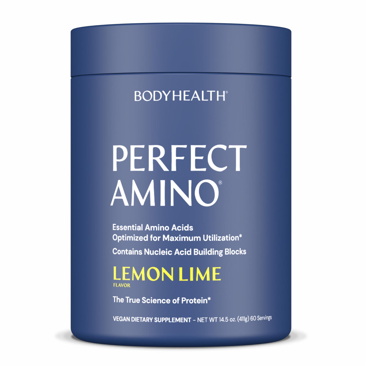 BodyHealth PerfectAmino bottle pour ready for workout fueling and recovery