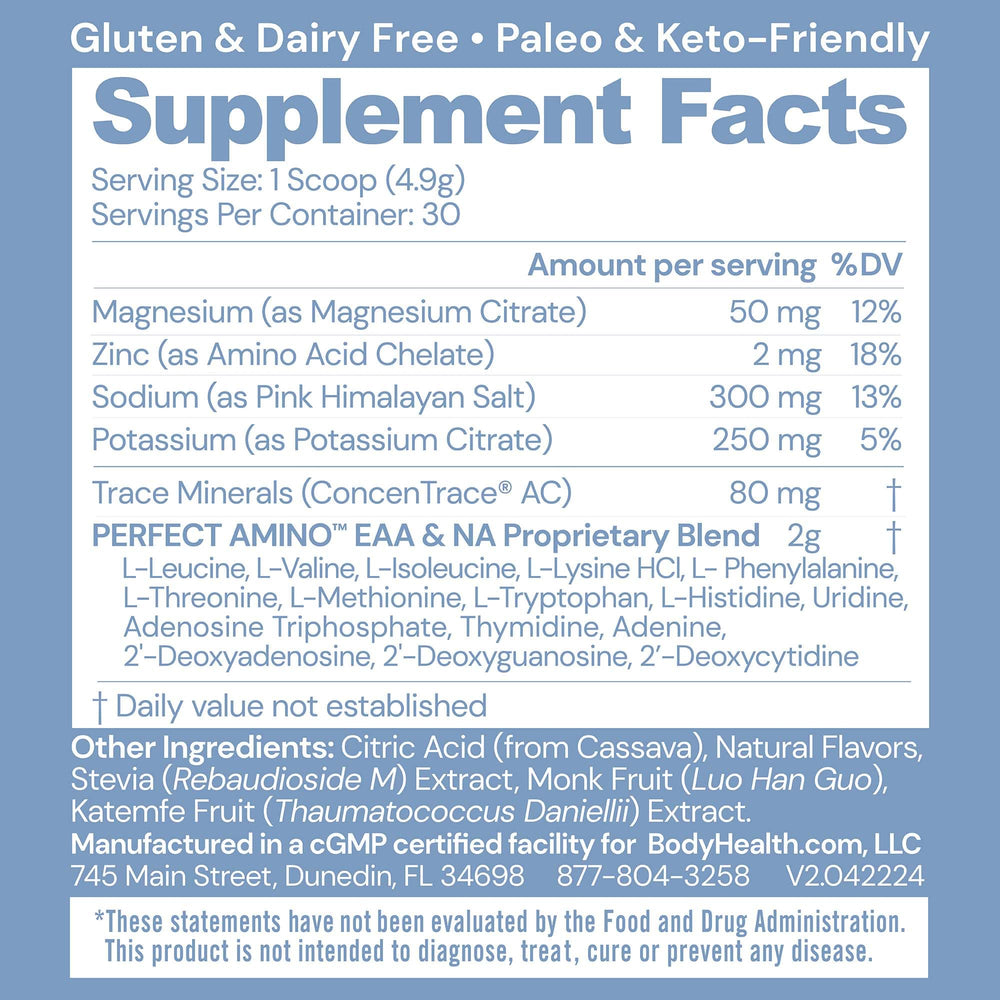 Close-up of the Passion Fruit label showing zero sugar and minerals for clean hydration.