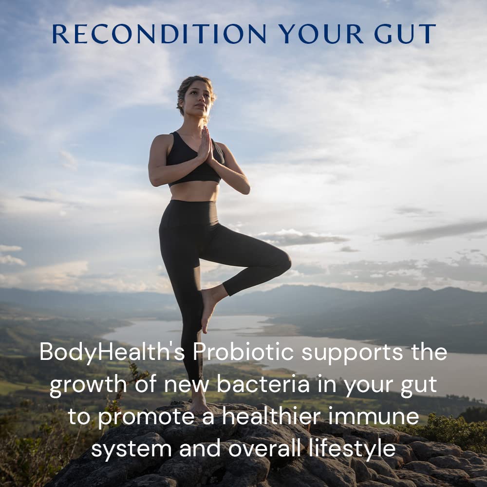 BodyHealth Probiotic PerfectAmino on store shelf in a clean setting