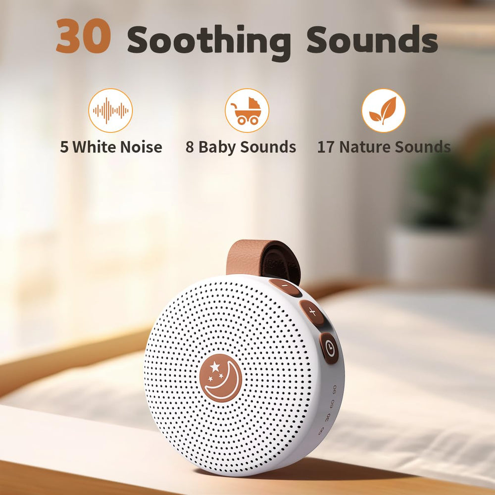 BodyHush rechargeable battery powers up to 22 hours of white noise