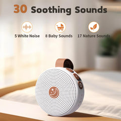 BodyHush rechargeable battery powers up to 22 hours of white noise