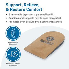 BodyMed cushioned insert provides soft, everyday support.
