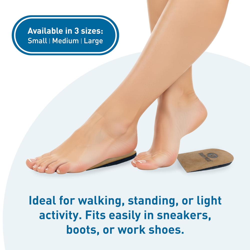 BodyMed flexible materials adapt to various shoes.