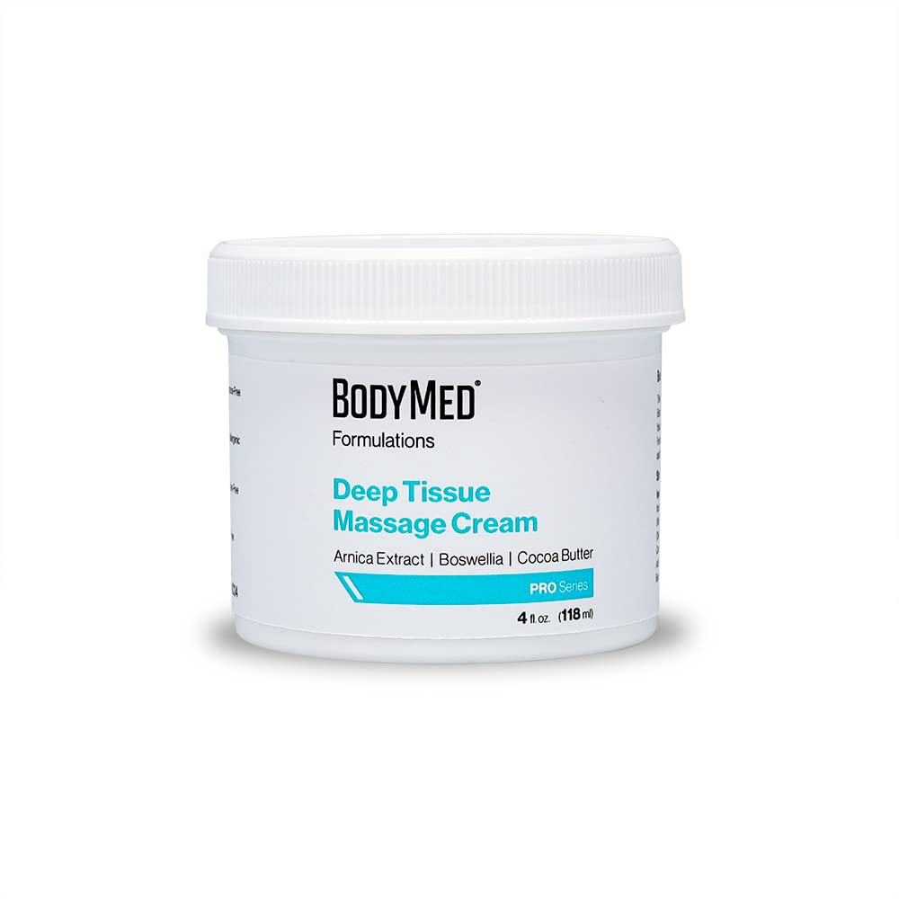 Clinical massage scene demonstrates skin-friendly, paraben-free cream.