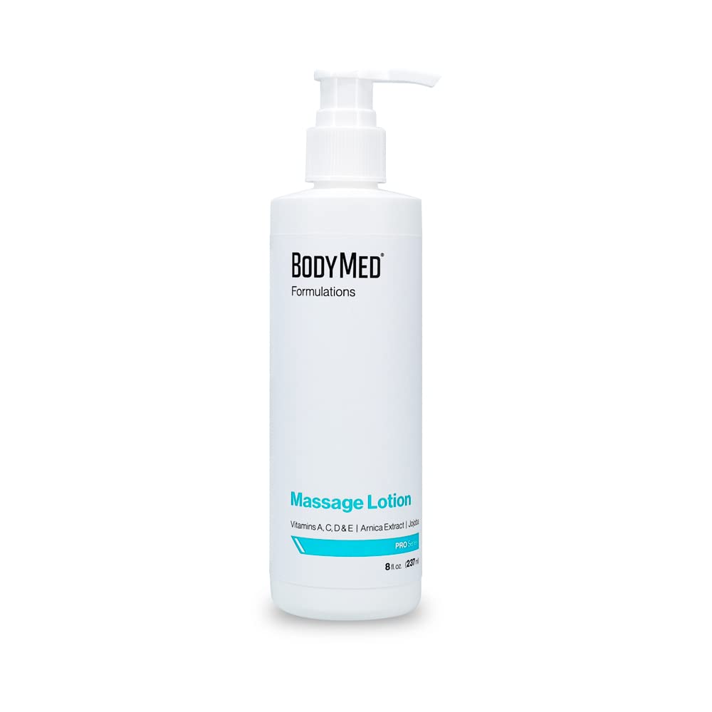 BodyMed Formulations Massage Lotion Leaping Bunny certified cruelty-free product.