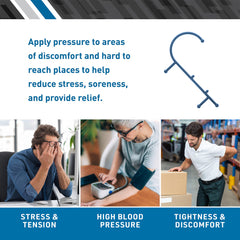 Deep-tissue capable tool helps release tension and improve flexibility.
