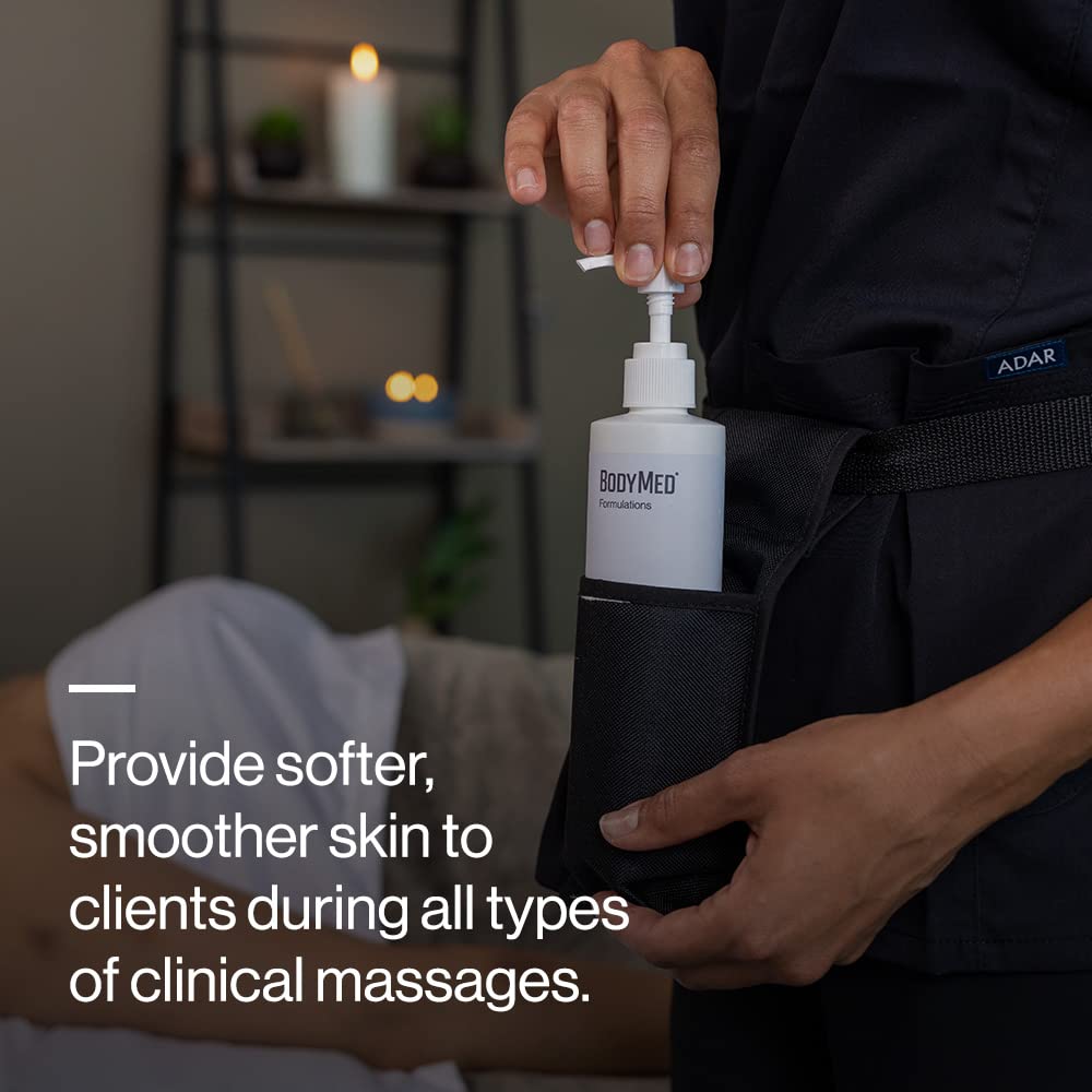 BodyMed Formulations Massage Lotion spa-ready bottle for clinical and home massage.