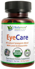 Bodymune Advanced EyeCare capsule closeup highlighting soft gel capsules