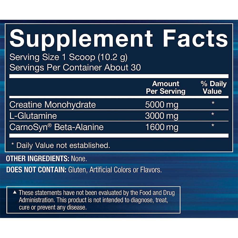 BodyTech Creatine Glutamine Beta-Alanine scoop ready for mixing supports faster recovery