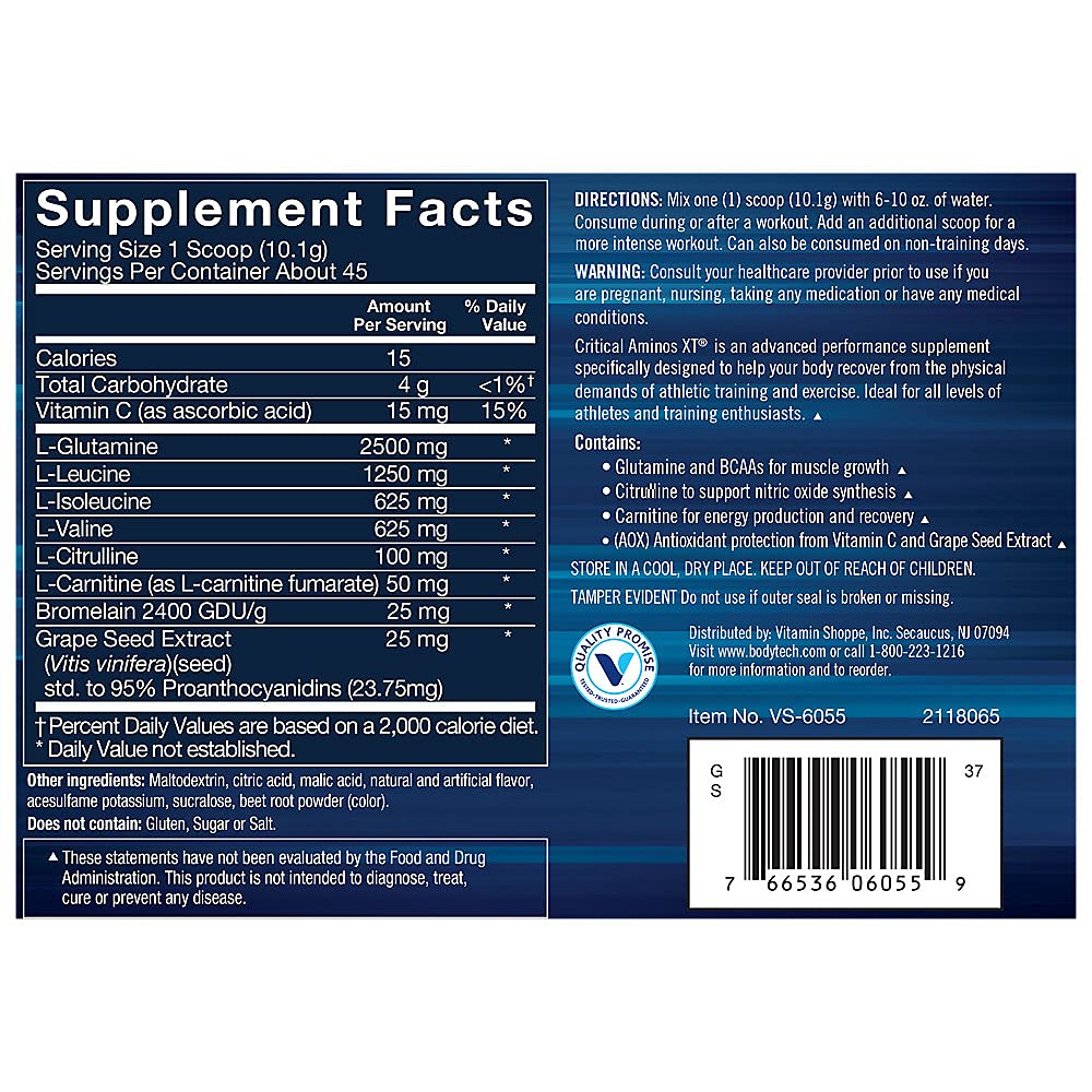 BodyTech Critical Aminos XT Strawberry Lemonade mix enhancing hydration during training