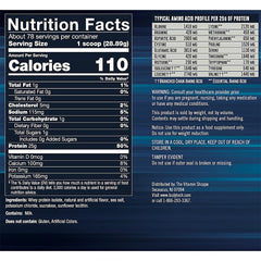 BodyTech vanilla whey isolate pour shows quick-absorption post-workout