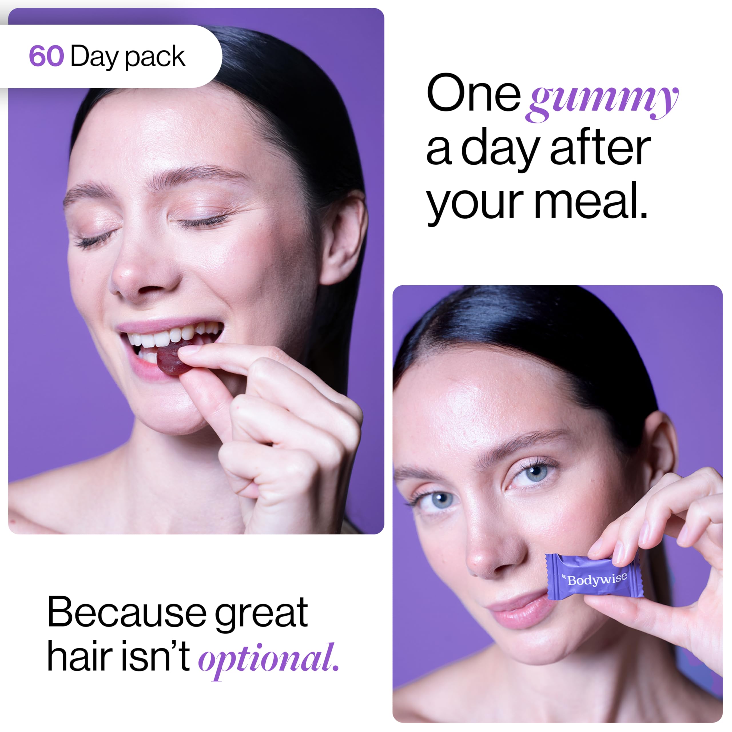 Bodywise Be daily routine shot with one gummy ready to take
