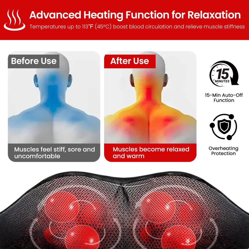 BOFEUNNG heat function adds comforting warmth during use.