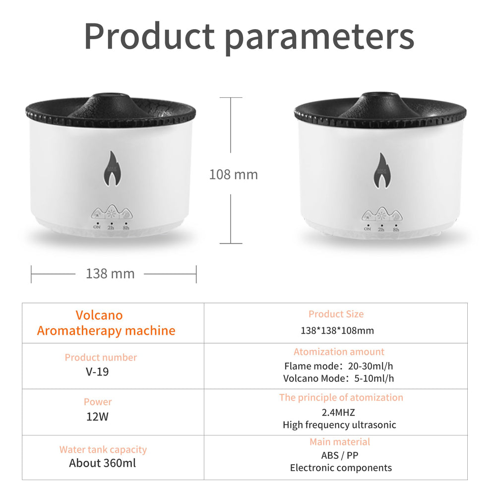 BOHOFAM diffuser includes auto shut off for safe operation