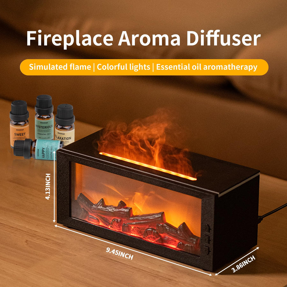 Color-changing flame lights enhance any living space