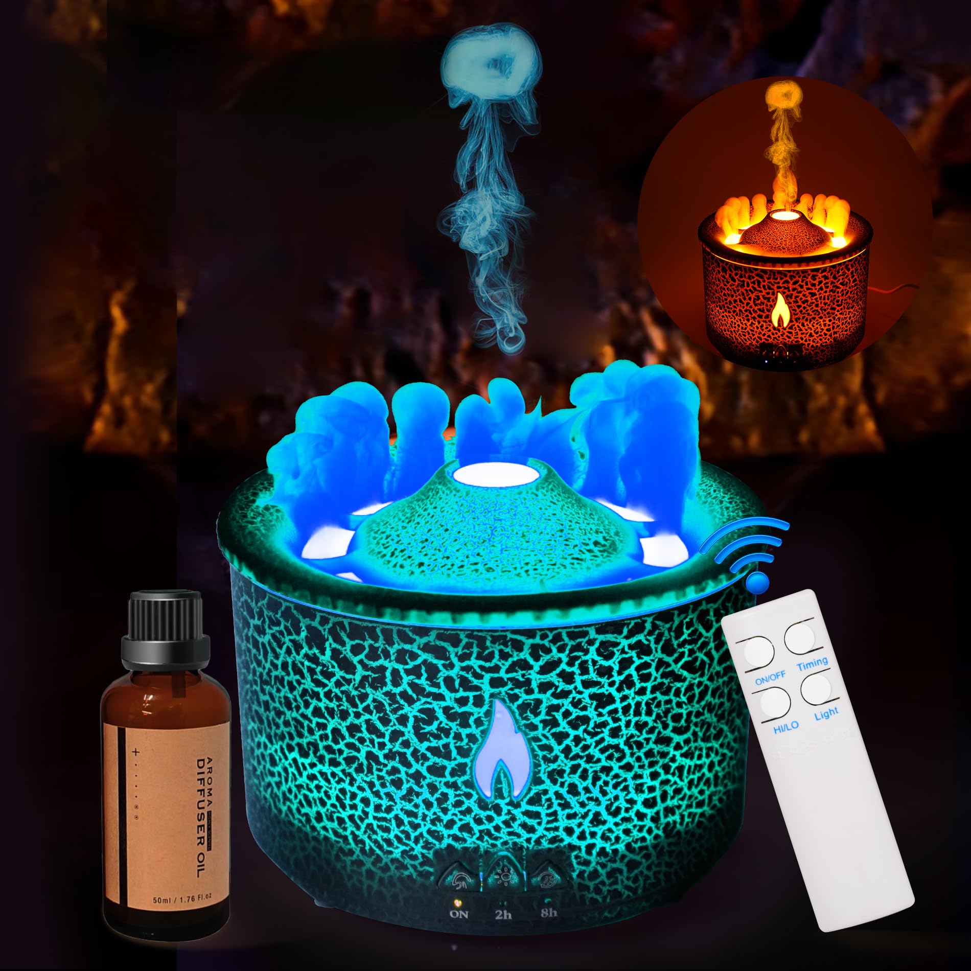 BOHOFAM diffuser includes 50 ml Hotel Collection essential oil