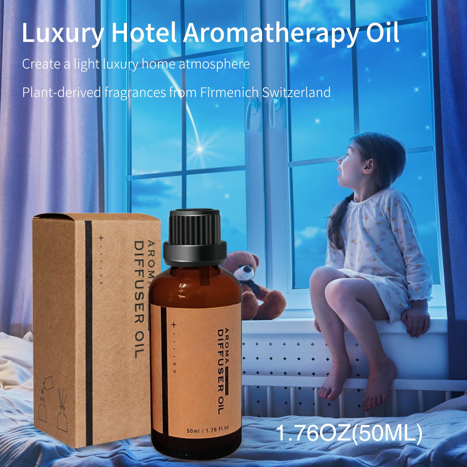 BOHOFAM diffuser with two mist modes for versatile aroma diffusion at home.