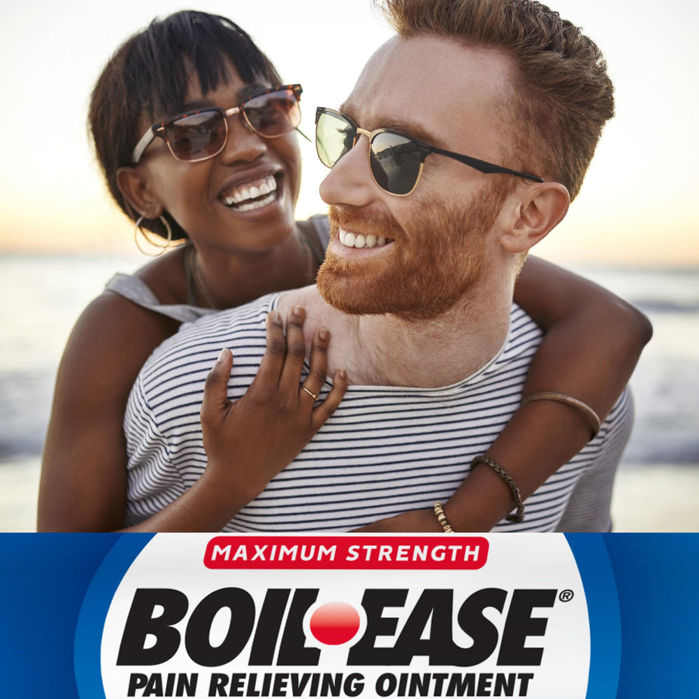 Boil Ease dab on affected area for soothing comfort.