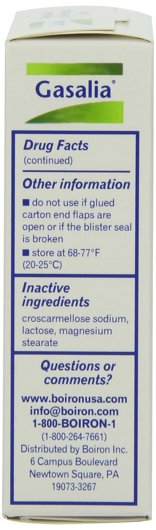 Boiron Gasalia safe for adults and children 6 plus during everyday use.