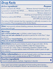 Boiron Gasalia tablets close-up showing small, easy-to-take doses.