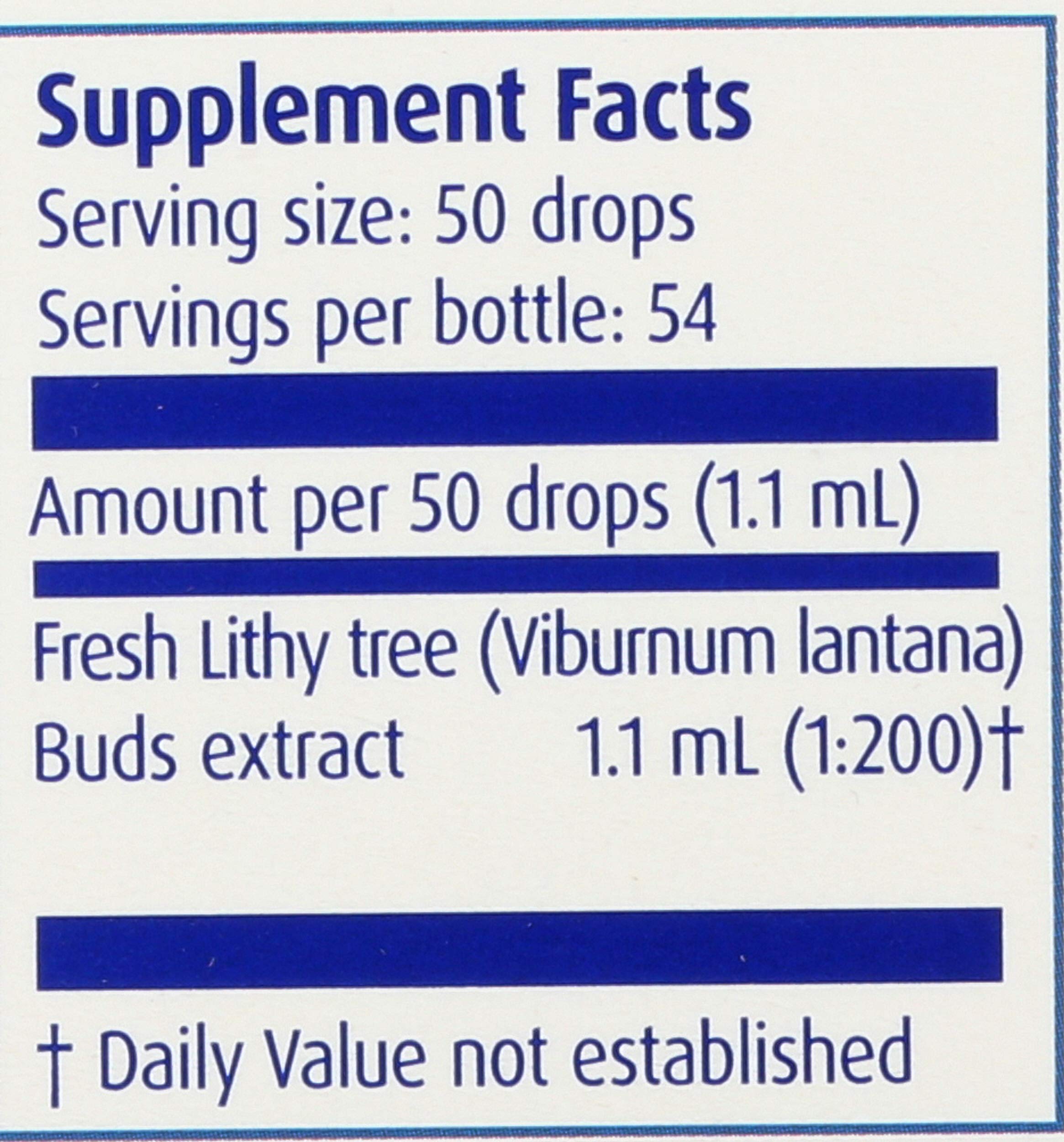 Boiron Lithy Tree gemmo extract label front for quick recognition.