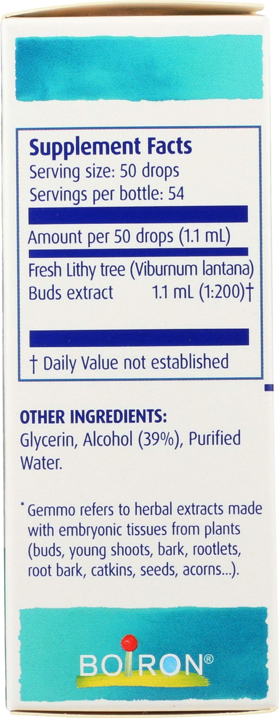 Boiron Lithy Tree 2oz bottle supports discreet on-the-go use.