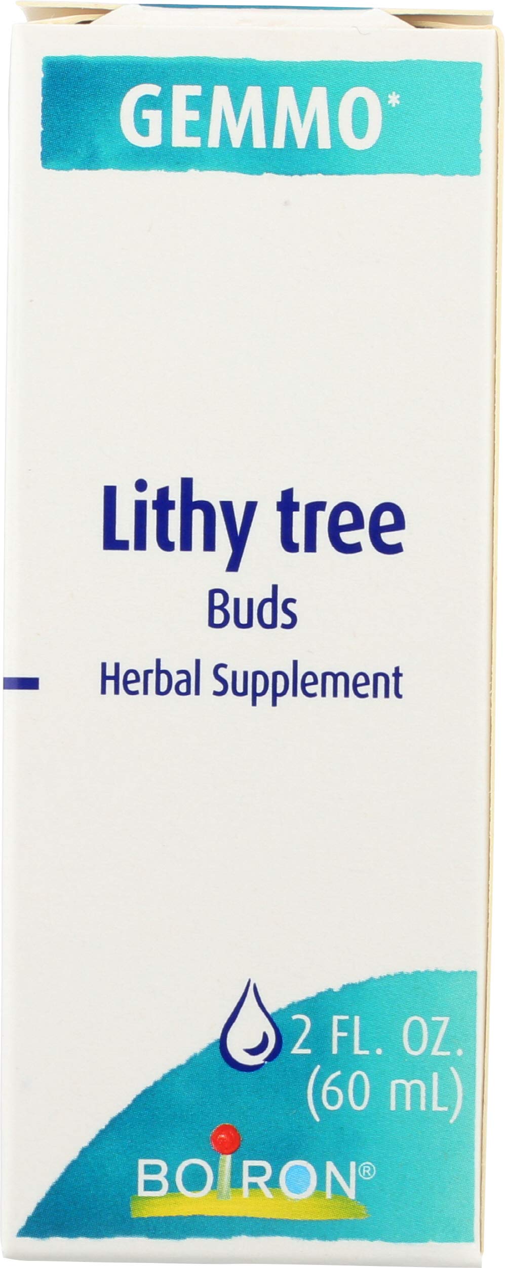Boiron Lithy Tree bottle pour demonstrates easy dosing.