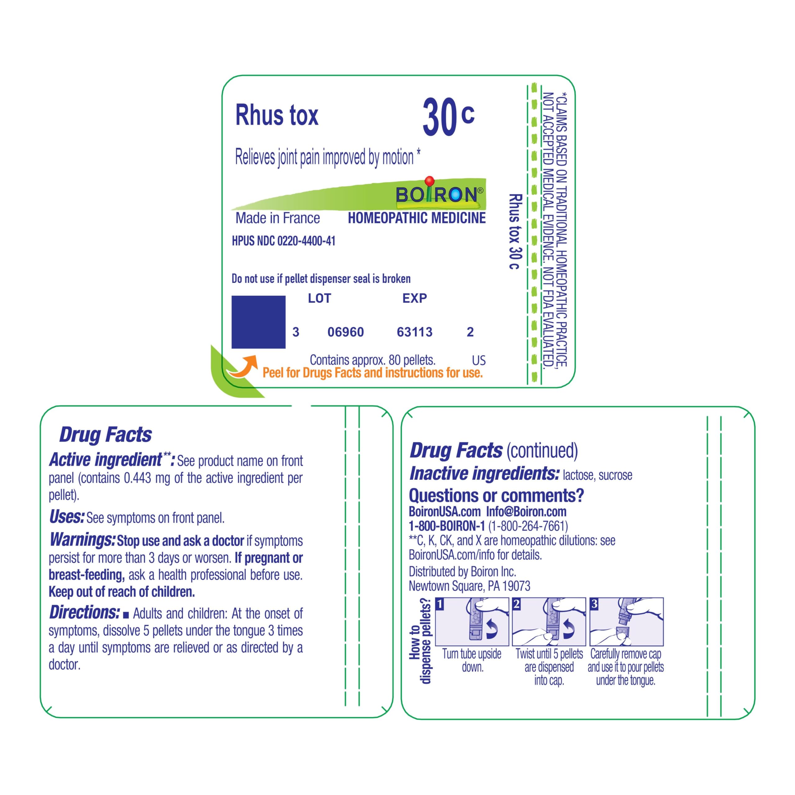 Pellets ready for viewing in a transparent package.