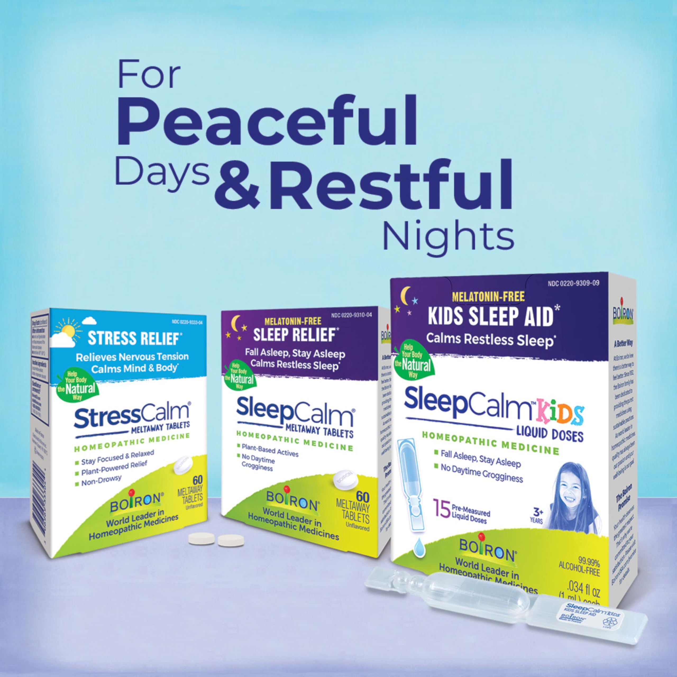 Travel-friendly SleepCalm pack for on-the-go evenings.