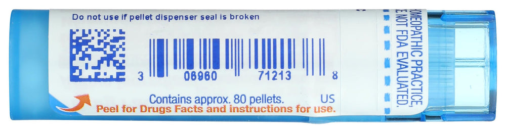 Close-up of the Sulphur 30C tube label showing trusted packaging