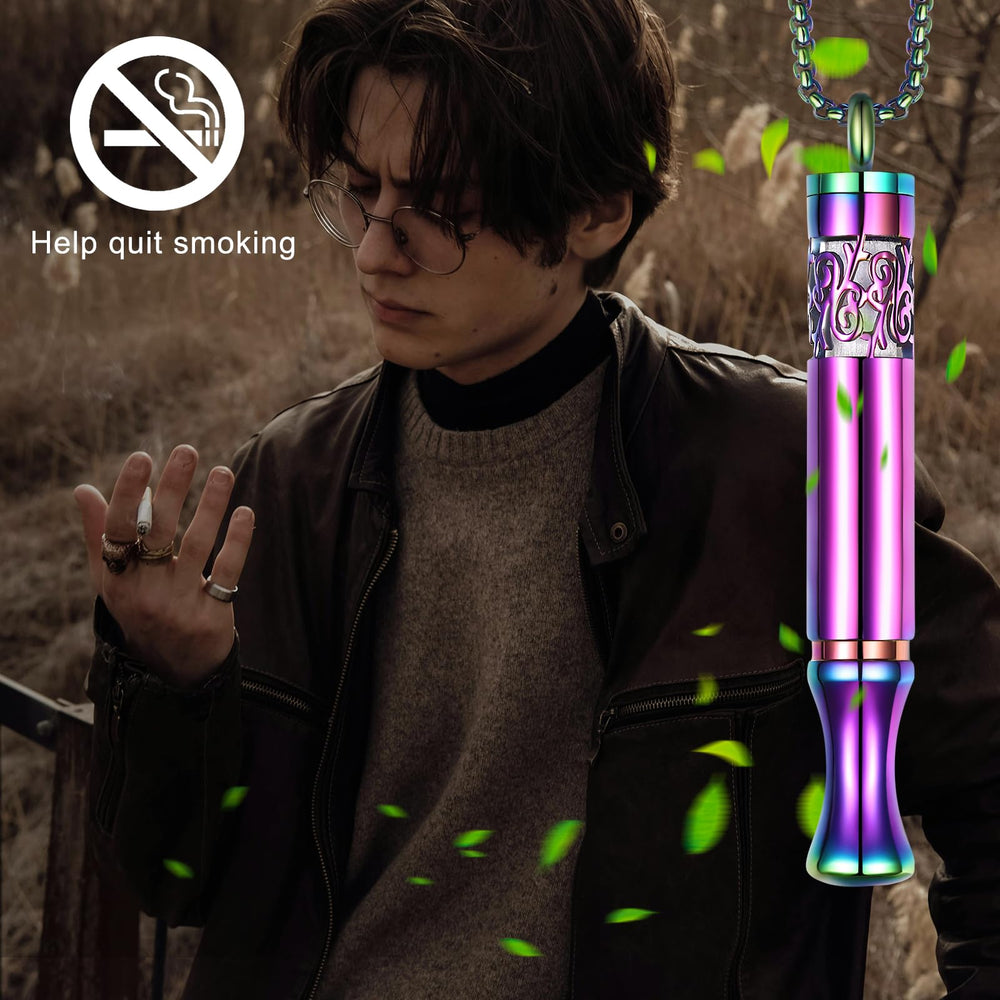 BOLAGTIER rainbow pendant on daily wear for subtle mood support